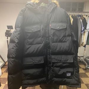 Black men’s Levi’s jacket